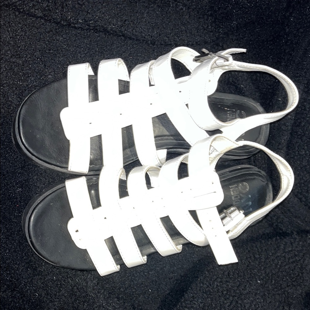 Elegant White Gladiator Sandals